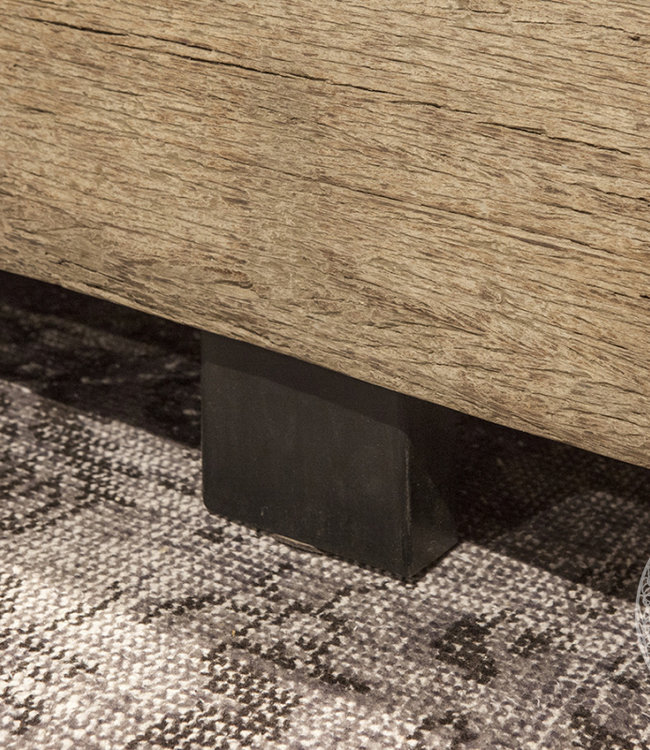 Be-Uniq Salontafel Cube - Oud Hout - L50 x B140 x H45 cm