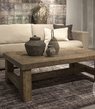 Be-Uniq Salontafel Klooster - Oud Hout - H75 x B130 x D45 cm