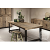 Robuuste Oud Houten Eettafel - B300 x D100 cm