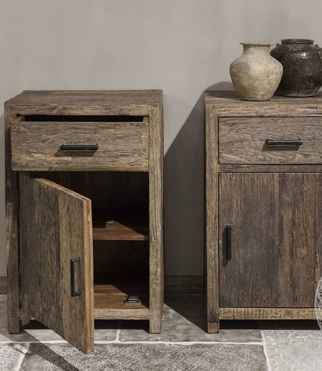 Be-Uniq Oslo Nachtkastje 2 Soorten - L37 x B53 x H83 cm