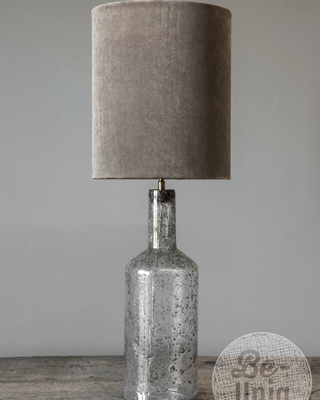Be-Uniq Tafellamp Bottle - Inclusief Kap - D30 x H80 cm