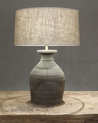 Be-Uniq Kruiklamp Nepalpot - Inclusief Kap - D22 x H57 cm