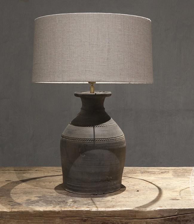 Be-Uniq Kruiklamp Nepalpot - Inclusief Kap - D22 x H57 cm