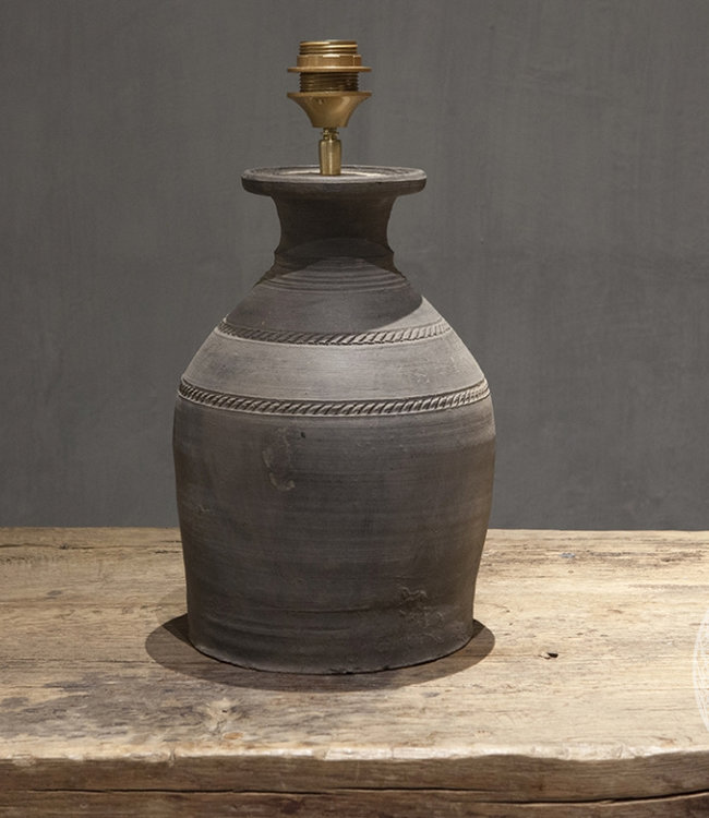 Be-Uniq Kruiklamp Nepalpot - Inclusief Kap - D22 x H57 cm