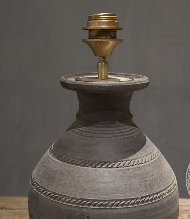 Be-Uniq Kruiklamp Nepalpot - Inclusief Kap - D22 x H57 cm