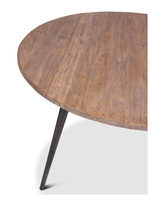 Rene Houtman Finn Dining Table - Teak Hout - D130 x H77 cm