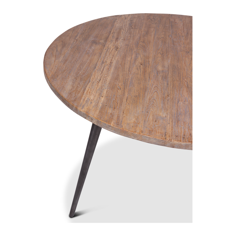 Rene Houtman Finn Dining Table - Teak Hout - D130 x H77 cm