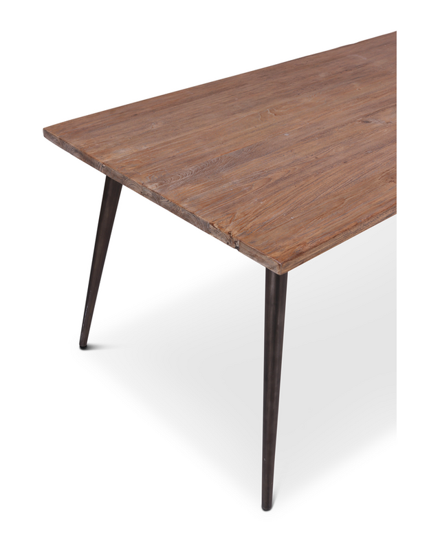 Rene Houtman Finn Eetkamertafel - L220 x B90 x H77 cm - Teak Hout