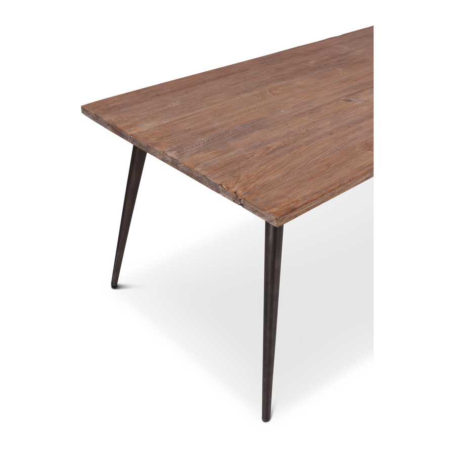 Rene Houtman Finn Eetkamertafel - L220 x B90 x H77 cm - Teak Hout
