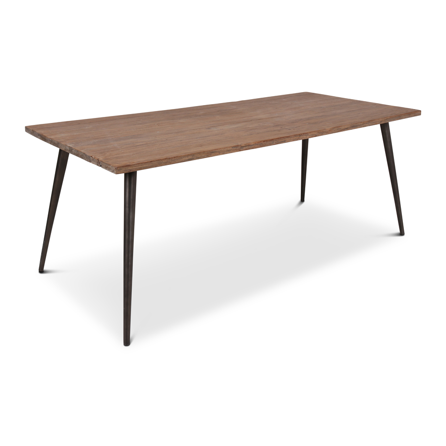 Rene Houtman Finn Eetkamertafel - L220 x B90 x H77 cm - Teak Hout