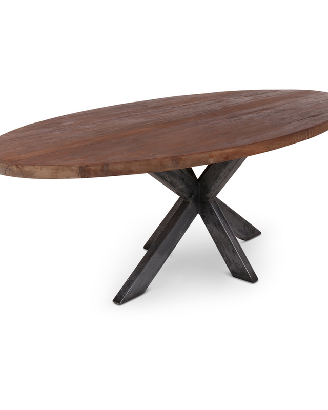 Rene Houtman Leandro Ovalen Eettafel - L240 x B110 x H77 cm