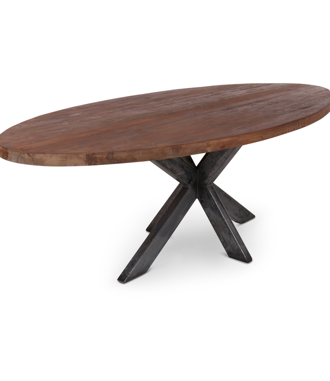 Rene Houtman Leandro Ovalen Eettafel - L240 x B110 x H77 cm