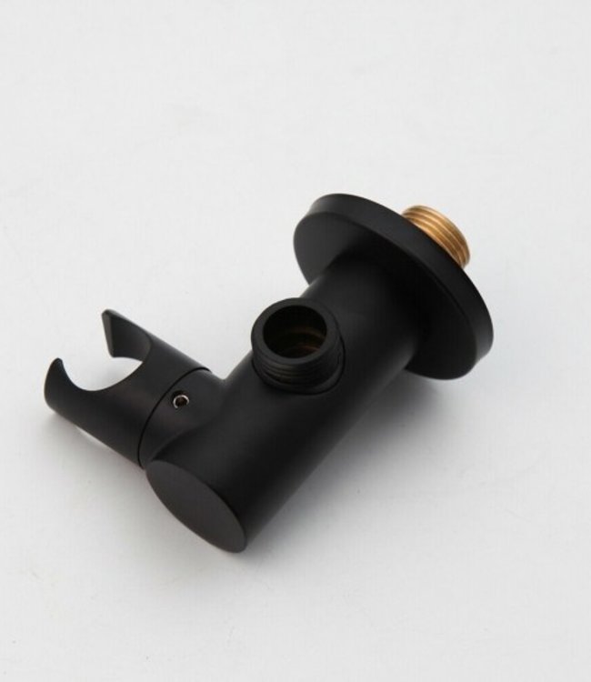 Rene Houtman Regendouche met plafond aansluiting - Zwart