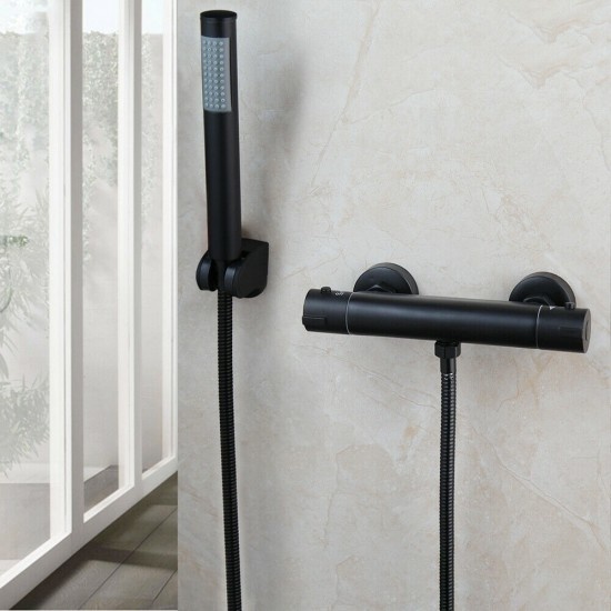 Rene Houtman Douchekraan Thermostatisch - Mat Zwart