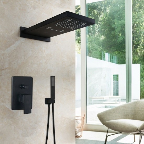 Rene Houtman LED douche - Zwart