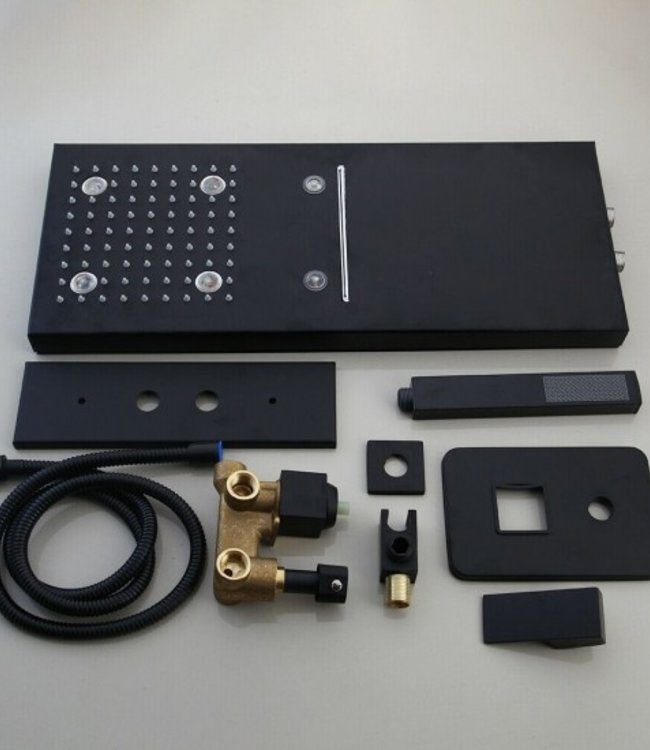 Rene Houtman LED douche - Zwart