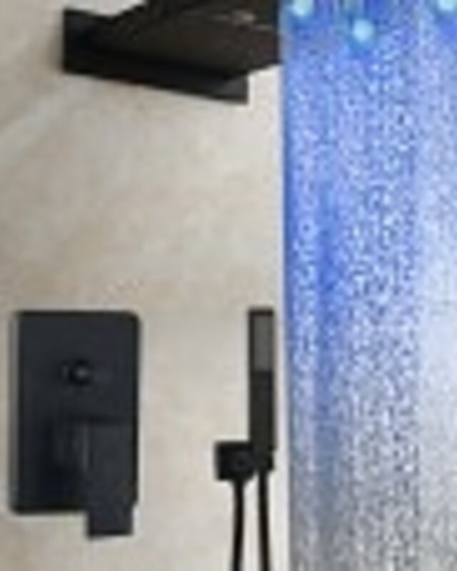 Rene Houtman LED douche - Zwart