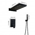 Rene Houtman LED douche - Zwart