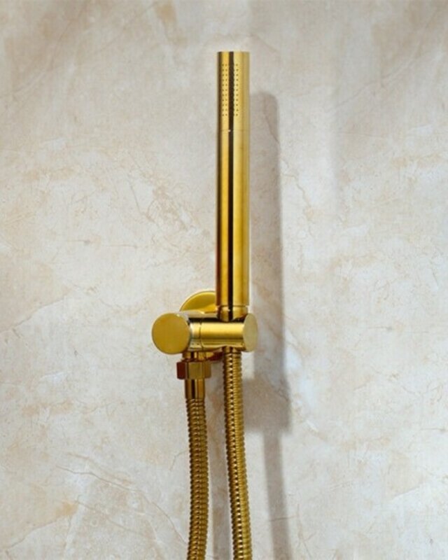 Rene Houtman Inbouw douche - Goud