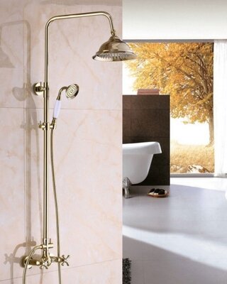 Rene Houtman Opbouw douche set - Goud
