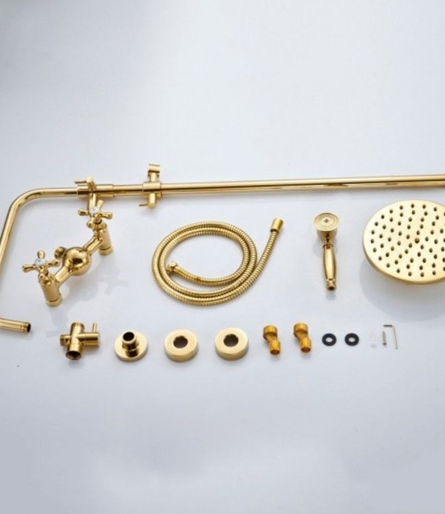 Rene Houtman Opbouw douche nostalgisch - Goud
