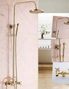 Rene Houtman Opbouw douche nostalgisch - Goud