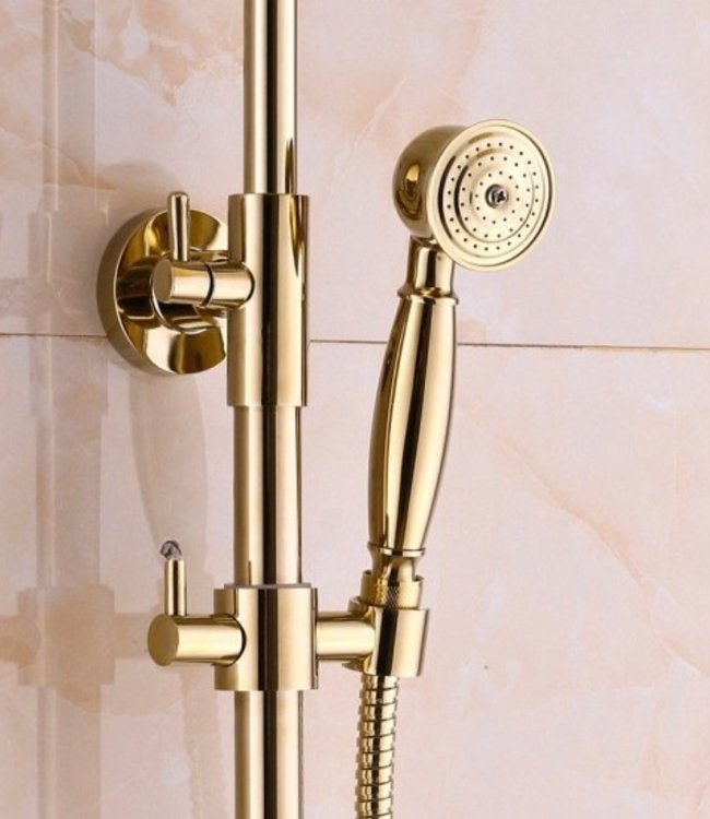 Rene Houtman Opbouw douche nostalgisch - Goud
