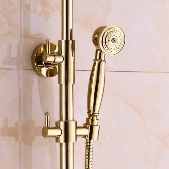 Rene Houtman Opbouw douche nostalgisch - Goud