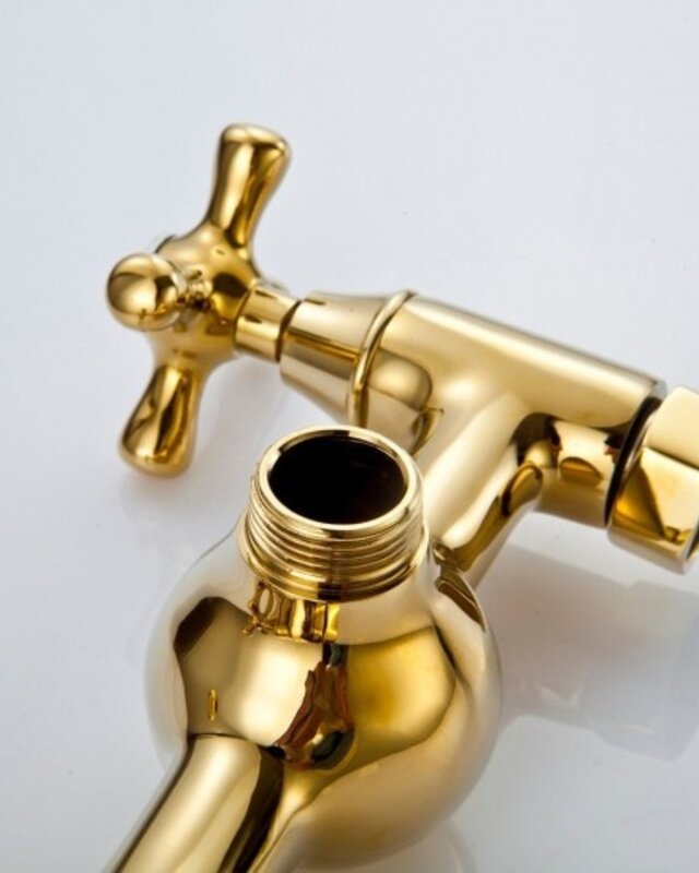 Rene Houtman Opbouw douche nostalgisch - Goud