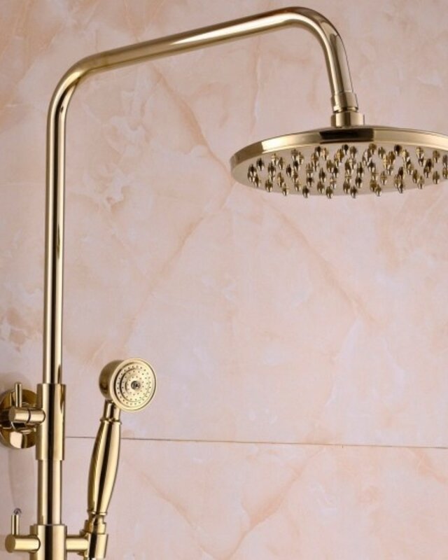 Rene Houtman Opbouw douche nostalgisch - Goud