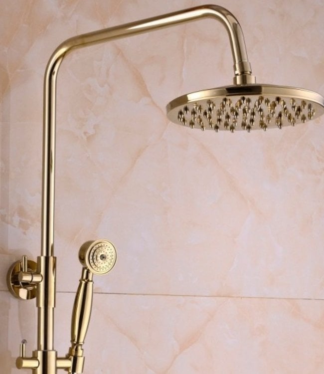 Rene Houtman Opbouw douche nostalgisch - Goud