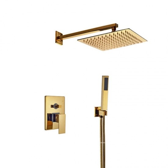 Rene Houtman Inbouw douche set - Goud