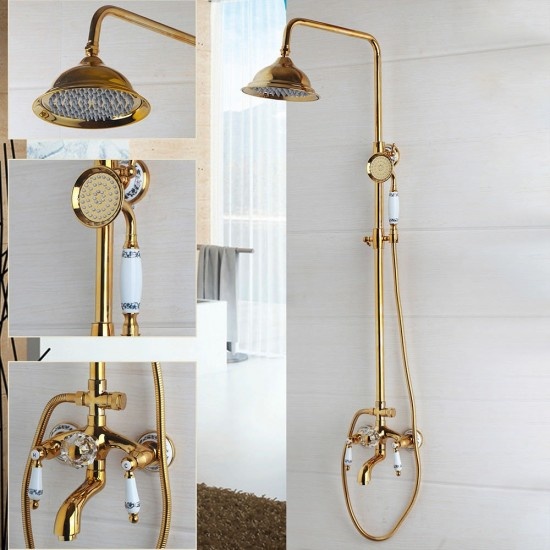 Rene Houtman Opbouw douche set - Goud