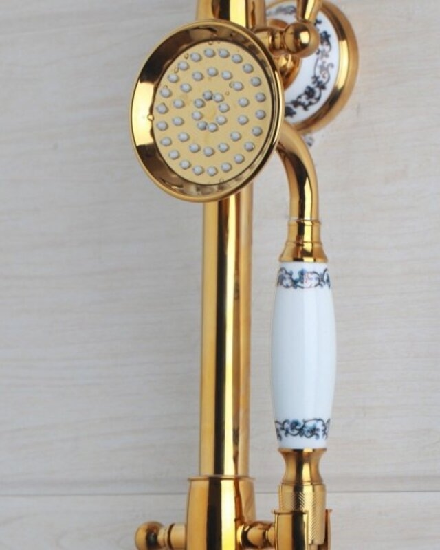 Rene Houtman Opbouw douche set - Goud