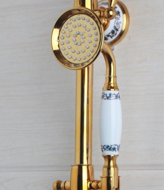 Rene Houtman Opbouw douche set - Goud