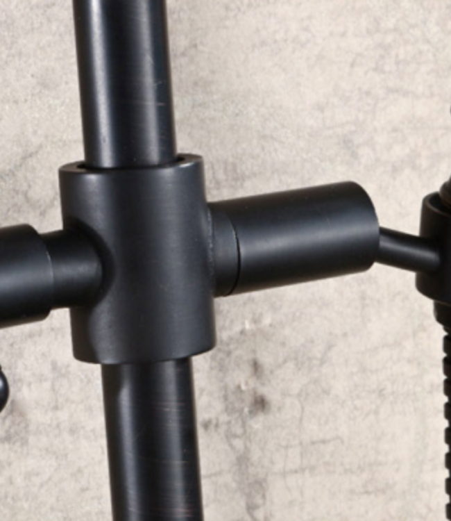 Rene Houtman Olie Bronzen Douchekraan met Douche-stang