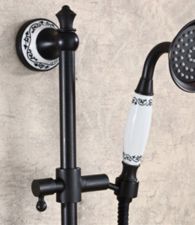 Rene Houtman Olie Bronzen Douchekraan met Douche-stang