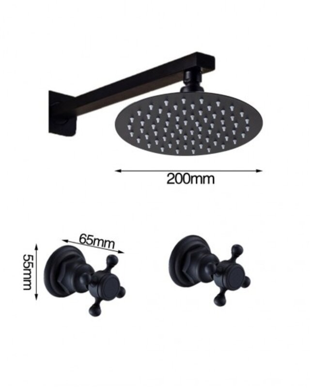 Rene Houtman Inbouw Douche-set Olie Brons