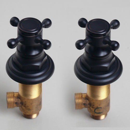 Rene Houtman Inbouw Douche-set Olie Brons