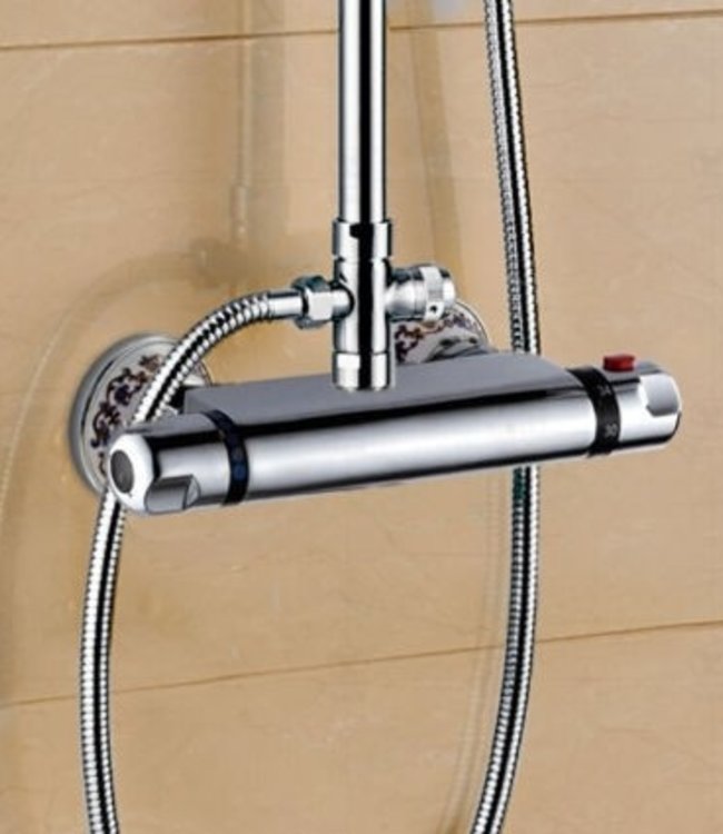 Rene Houtman Thermostatische Nostalgische Chroom Doucheset