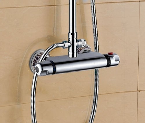 Rene Houtman Thermostatische Nostalgische Chroom Doucheset