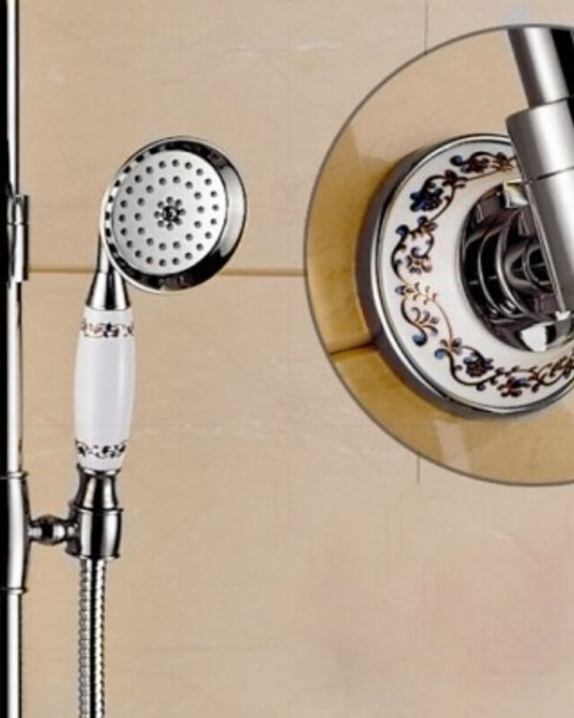 Rene Houtman Thermostatische Nostalgische Chroom Doucheset