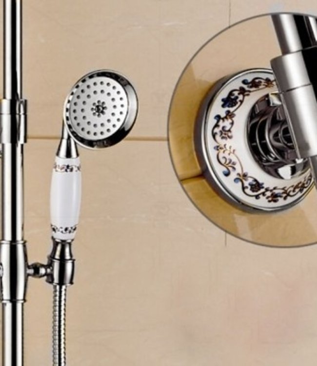 Rene Houtman Thermostatische Nostalgische Chroom Doucheset