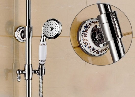 Rene Houtman Thermostatische Nostalgische Chroom Doucheset