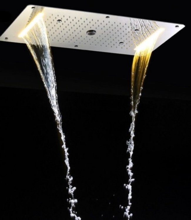 Rene Houtman Luxe Waterval LED Stortdouche Combinatie