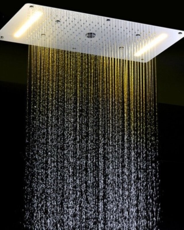 Rene Houtman Luxe Waterval LED Stortdouche Combinatie