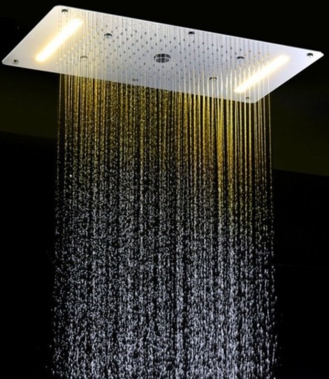 Rene Houtman Luxe Waterval LED Stortdouche Combinatie