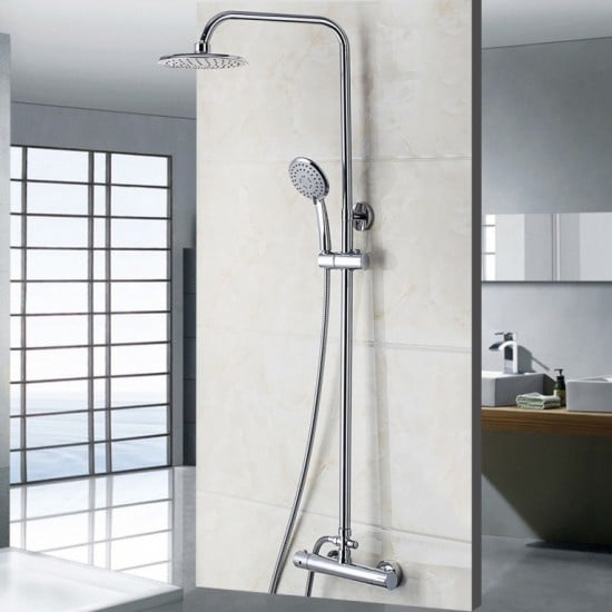 Rene Houtman Thermostatische Chroom Douche-set incl. Handdouche