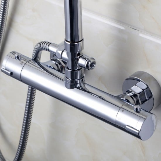 Rene Houtman Thermostatische Chroom Douche-set incl. Handdouche