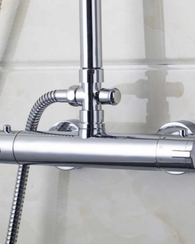 Rene Houtman Thermostatische Chroom Douche-set incl. Handdouche